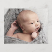 Budget Script Foto Baby Dankkaart (Achterkant)