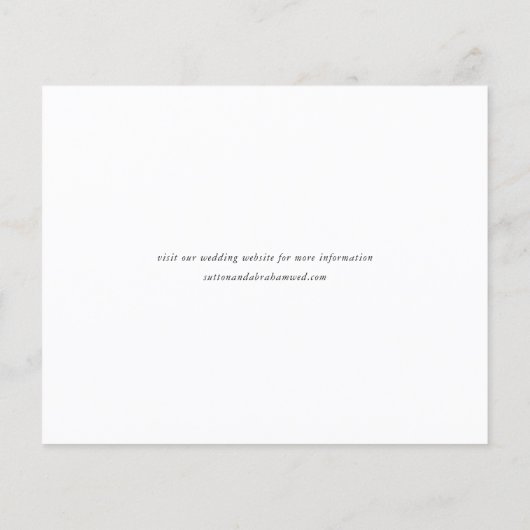 Budget Script Foto Bruiloft Save the Date Kaarten (Achterkant)