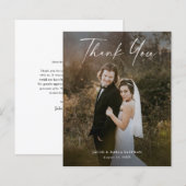 Budget Script Foto Huwelijk Dankkaart (Voorkant / Achterkant)