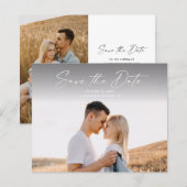 Budget Script Foto Huwelijk Save The Date (Voorkant / Achterkant)