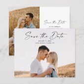 Budget Script Foto Huwelijk Save The Date (Voorkant / Achterkant)