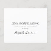 Budget Script Foto-overlay Afstudeer Dankjewel (Achterkant)