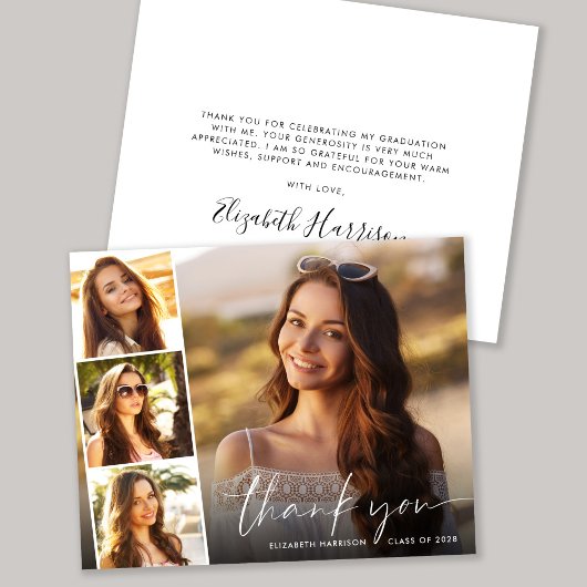 Budget Script Foto Overlay Afstuderen Dank u