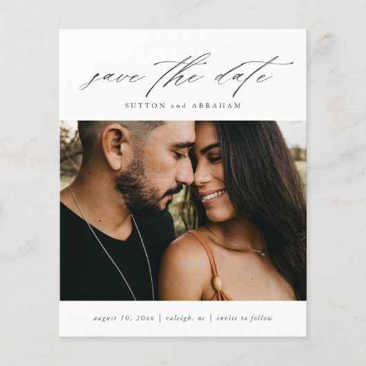 Budget Script Foto Save The Date (Voorkant)