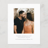 Budget Script Foto Save The Date Flyer (Achterkant)