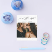 Budget Script Foto Save The Date Flyer (Enkel)