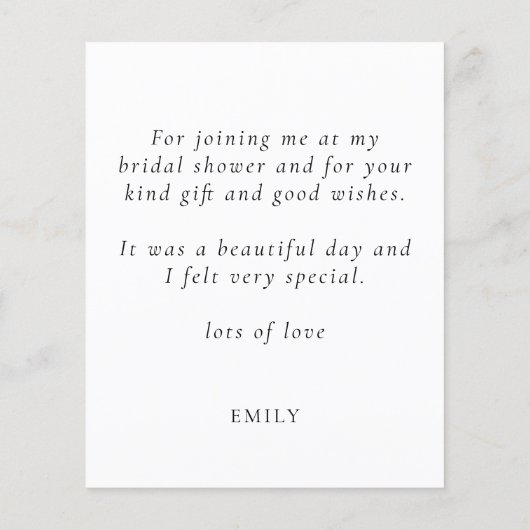 Budget Script Future Mrs. Vrijgezellenfeest Bedank (Achterkant)