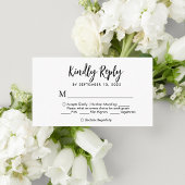 BUDGET Script Hart Monogram Menu Keuze Bruiloft