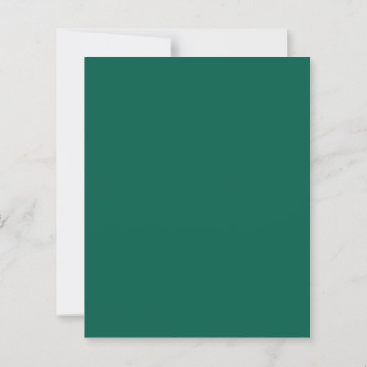 Budget Script Huwelijksavond Party Emerald Green (Achterkant)