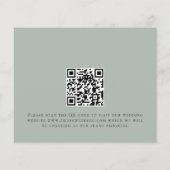 Budget Script Licht Sage Groen De datum opslaan (Achterkant)