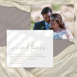 Budget Script Love Bedankt Foto Weddenschap Bedank