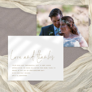 Budget Script Love Bedankt Foto Weddenschap Bedank