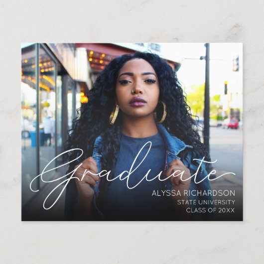 Budget Script Mod Photo Graduparty Flyer (Voorkant)