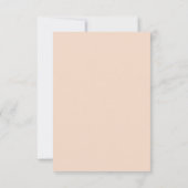 Budget Script Moderne Roos Gold Navy van Vrijgezel Kaart (Achterkant)