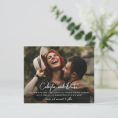 Budget Script Names Photo Wedding (Staand voorkant)