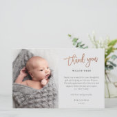 Budget Script Photo Baby Hartelijk dank (Staand voorkant)
