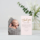 Budget Script Photo Baby Hartelijk dank (Staand voorkant)