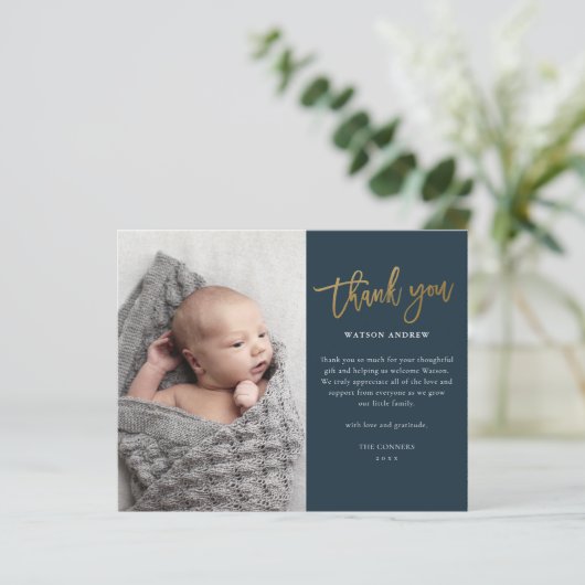 Budget Script Photo Baby Hartelijk dank (Staand voorkant)