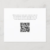 Budget Script Photo QR Code Weddenschap Reception  (Achterkant)