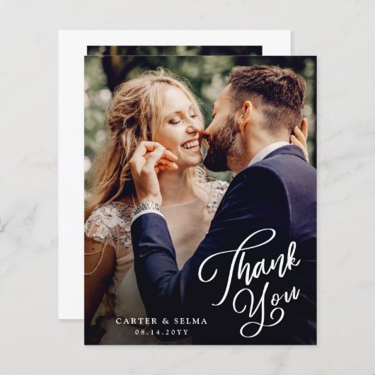 Budget Script Photo Weddenschap Hartelijk dank (Voorkant / Achterkant)