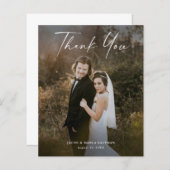 Budget Script Photo Weddenschap Hartelijk dank (Voorkant / Achterkant)