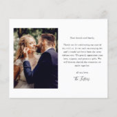 Budget Script Photo Weddenschap Hartelijk dank (Achterkant)