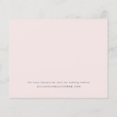 Budget Script Photo Wedding Invitation (Achterkant)