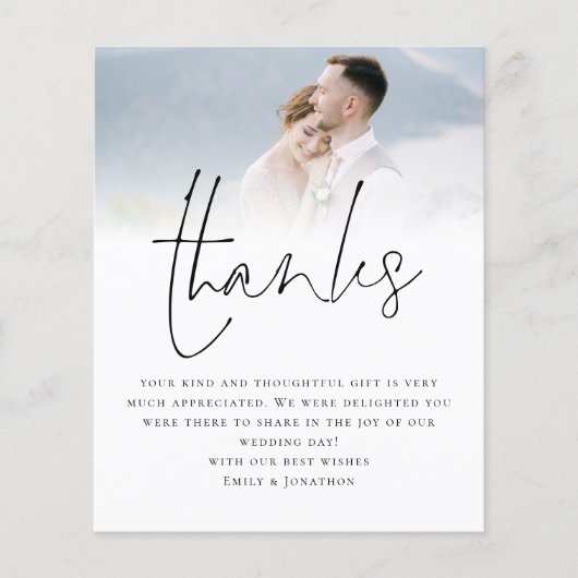 Budget Script QR Code Weddenschap Foto Liefde Beda (Voorkant)