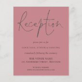 Budget Script Reception Dusty Roos Wedding Encl (Voorkant)