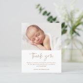 Budget Script Religieuze Baptisme Hartelijk dank (Staand voorkant)