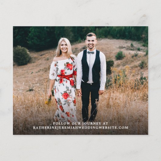 BUDGET Script Save the Date Photo Verloving (Achterkant)