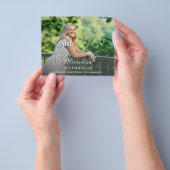 Budget Script Verloop Naam Foto Afstudeerfeestje Flyer (Hand)