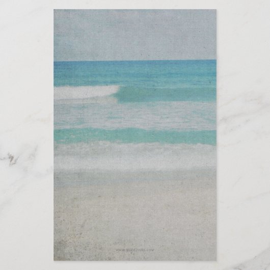 Budget Seashells Beach Baby shower Invitation (Achterkant)