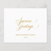 Budget Seizoenen Goud Script Typografie (Voorkant)