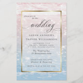 Budget Shimmering Waters Pink Beach Wedding (Voorkant)