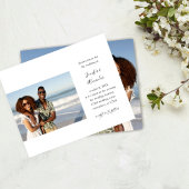 Budget Side Two Photo Calligraphy Wedding Flyer