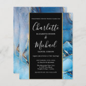 Budget Signature Script Blauwe Agaat Huwelijksuitn (Voorkant / Achterkant)