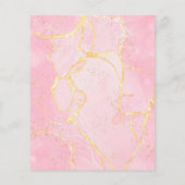 Budget Signature Script Roze Marmeren Huwelijksuit (Achterkant)