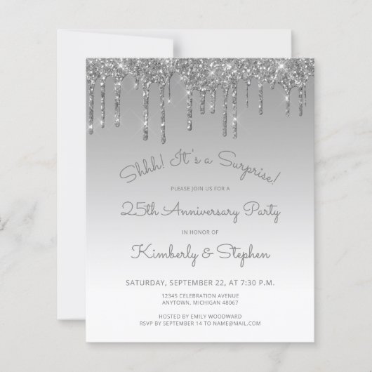 Budget Silver 25th Anniversary Surprise Party (Voorkant)