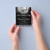Budget Silver 50th Birthday Silver Disco Ball Flyer (Hand)