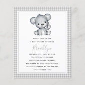 BUDGET Silver Beer Baby shower (Voorkant)