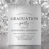 Budget Silver Black 2023 Graduation Party Glitter