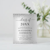 Budget Silver Black 2023 Graduation Party Glitter (Staand voorkant)