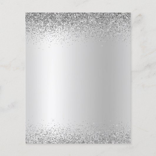 Budget Silver Black 2023 Graduation Party Glitter (Achterkant)