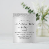 Budget Silver Black 2023 Graduation Party Glitter (Staand voorkant)