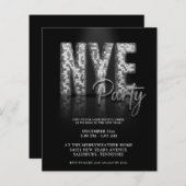 Budget Silver Disco Glitter New Years Eve Party (Voorkant / Achterkant)