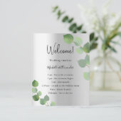 Budget Silver Eucalyptus bruiloft (Staand voorkant)