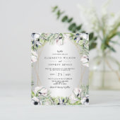 Budget Silver Floral Geometric Wedding (Staand voorkant)