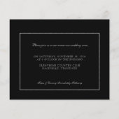 BUDGET Silver Foil Wedding Jubileum Vow Renewal (Achterkant)