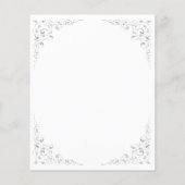 Budget Silver Foliage Weddenschap (Achterkant)